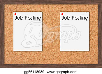 Job Postings And A Wooden Frame Job Postings  Clipart Illustrations
