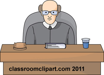Legal   Legal 1 Judge On Bench In Court 2   Classroom Clipart