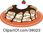Pancake Syrup Clip Art Clipart Illustration Of