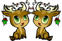 Reindeer Cartoon Deer Echo S Cartoon Reindeer Clipart For Christmas