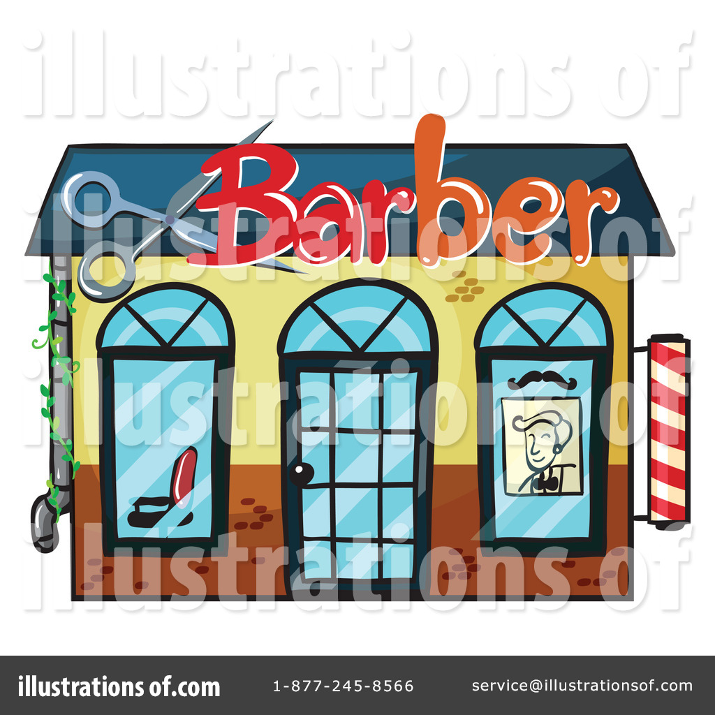 Royalty Free  Rf  Barber Shop Clipart Illustration By Iimages   Stock
