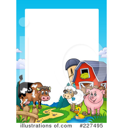 Royalty Free  Rf  Farm Animals Clipart Illustration By Visekart