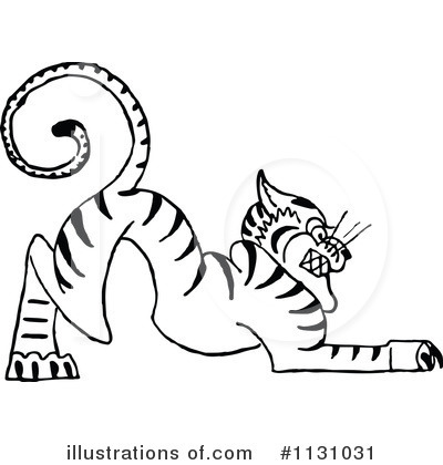 Sabre Tooth Tiger Cartoons Cartoon Fangs Mascots Panther Head Clipart