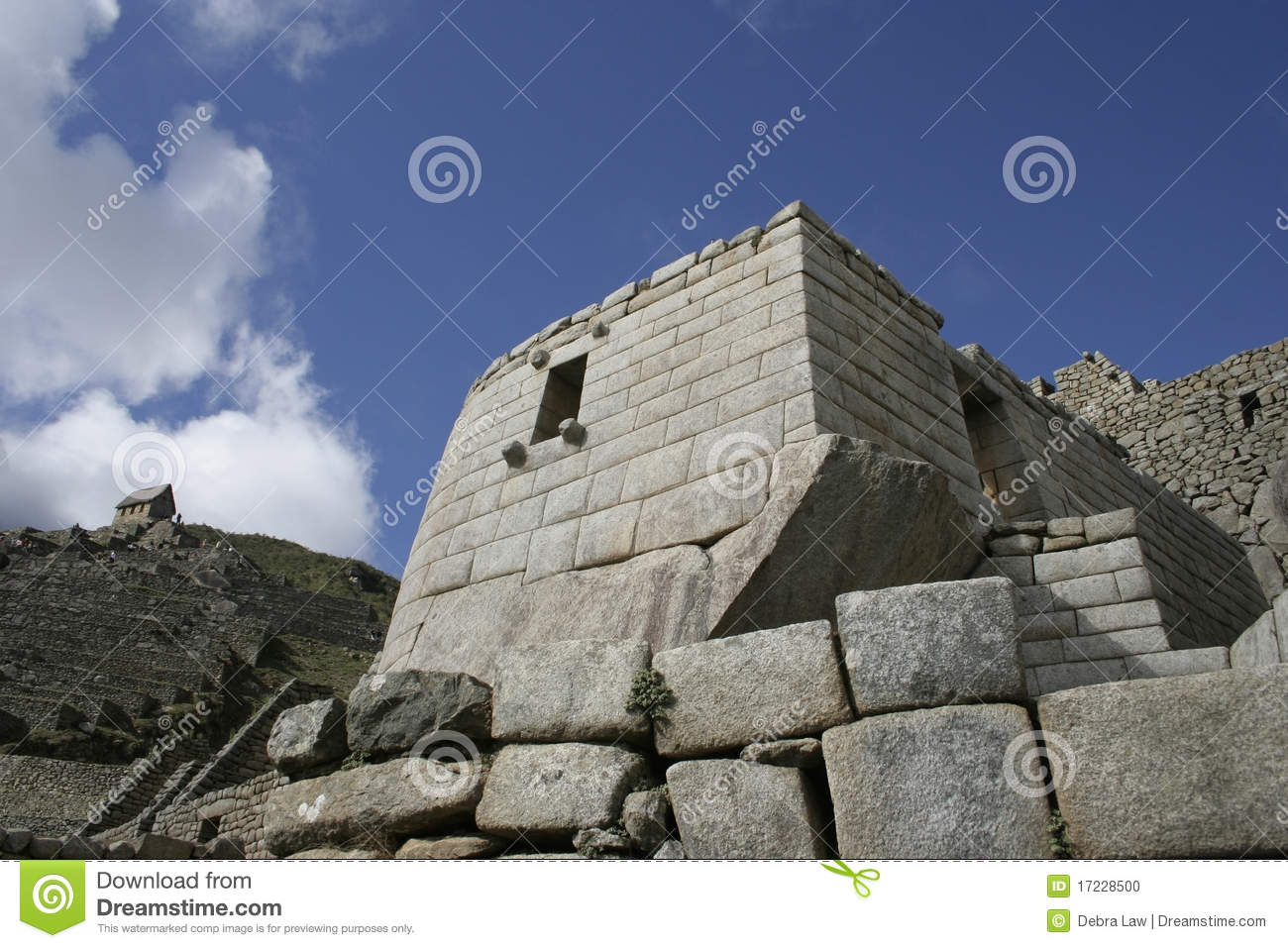 Temple Of The Sun Machu Picchu Peru Perhaps The Most Famous Icon Of    