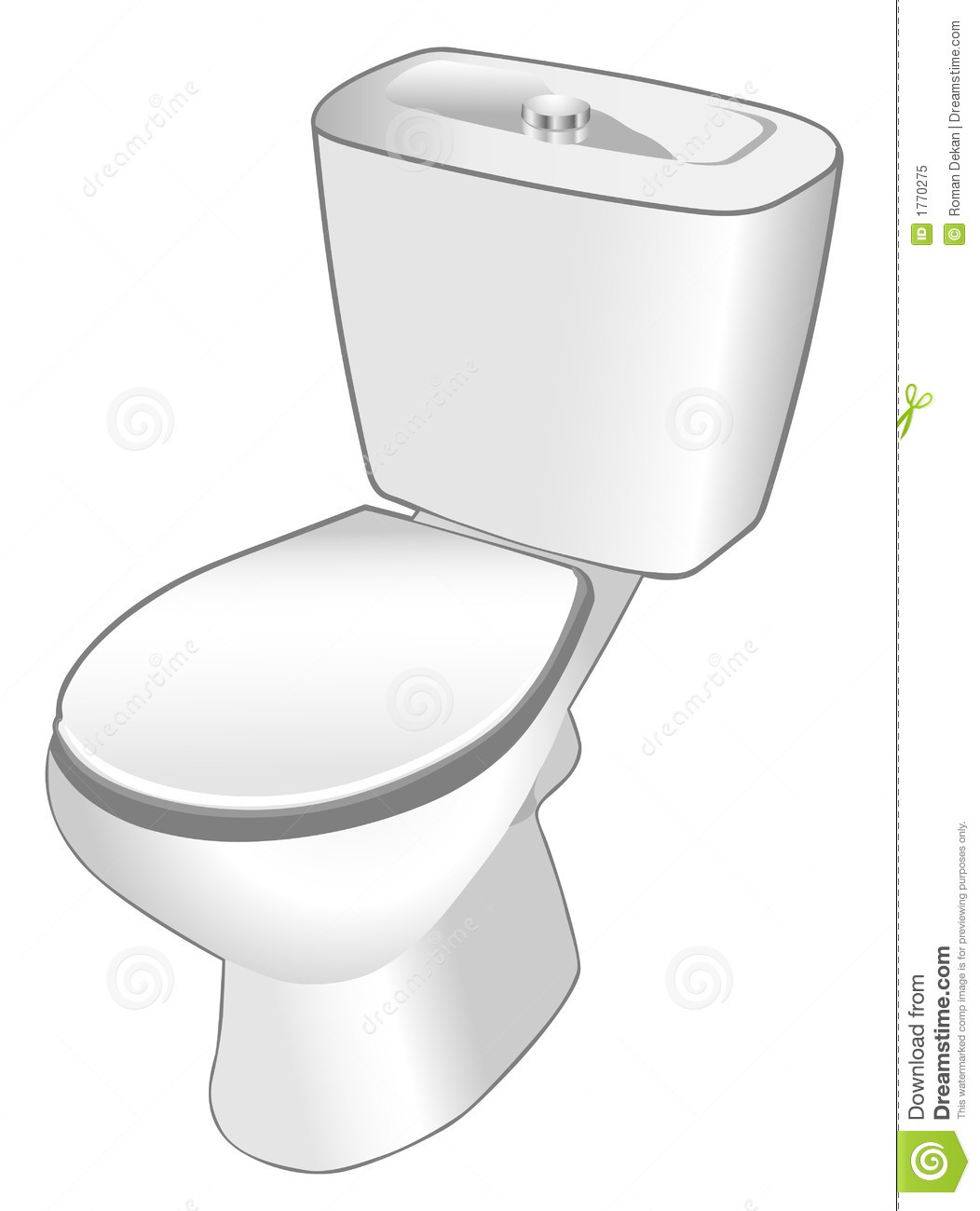 Toilet Royalty Free Stock Photo   Image  1770275