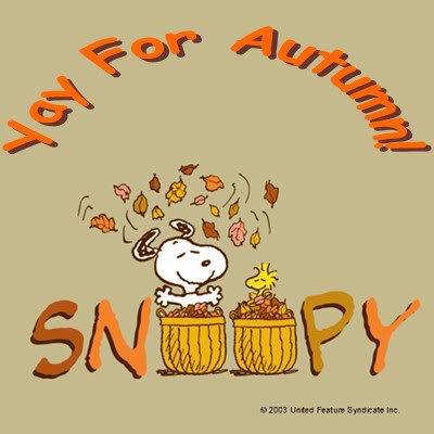 Autumn Snoopy Image   Autumn Snoopy Picture Code