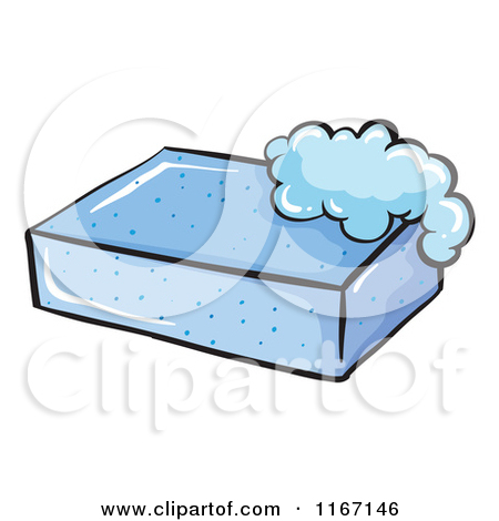 Bar Of Soap Clipart Sudsy Blue Bar Of Soap