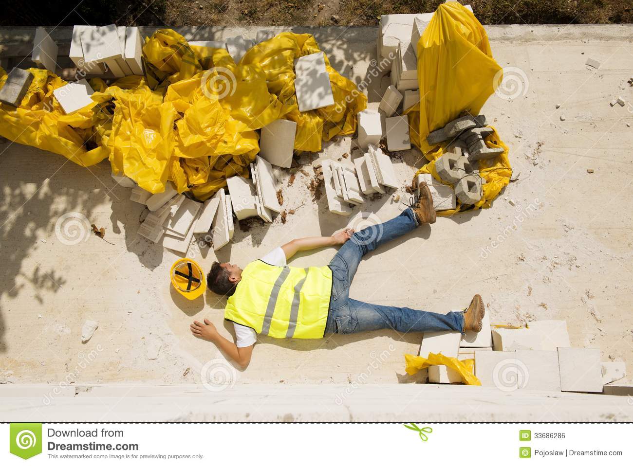 Construction Accident Royalty Free Stock Image   Image  33686286