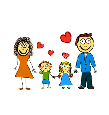 Cute Family Clipart Cute Family Vector