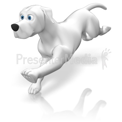 Dog Running   Presentation Clipart   Great Clipart For Presentations