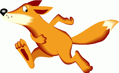 Fox Running Clipart   Fox Running Clip Art