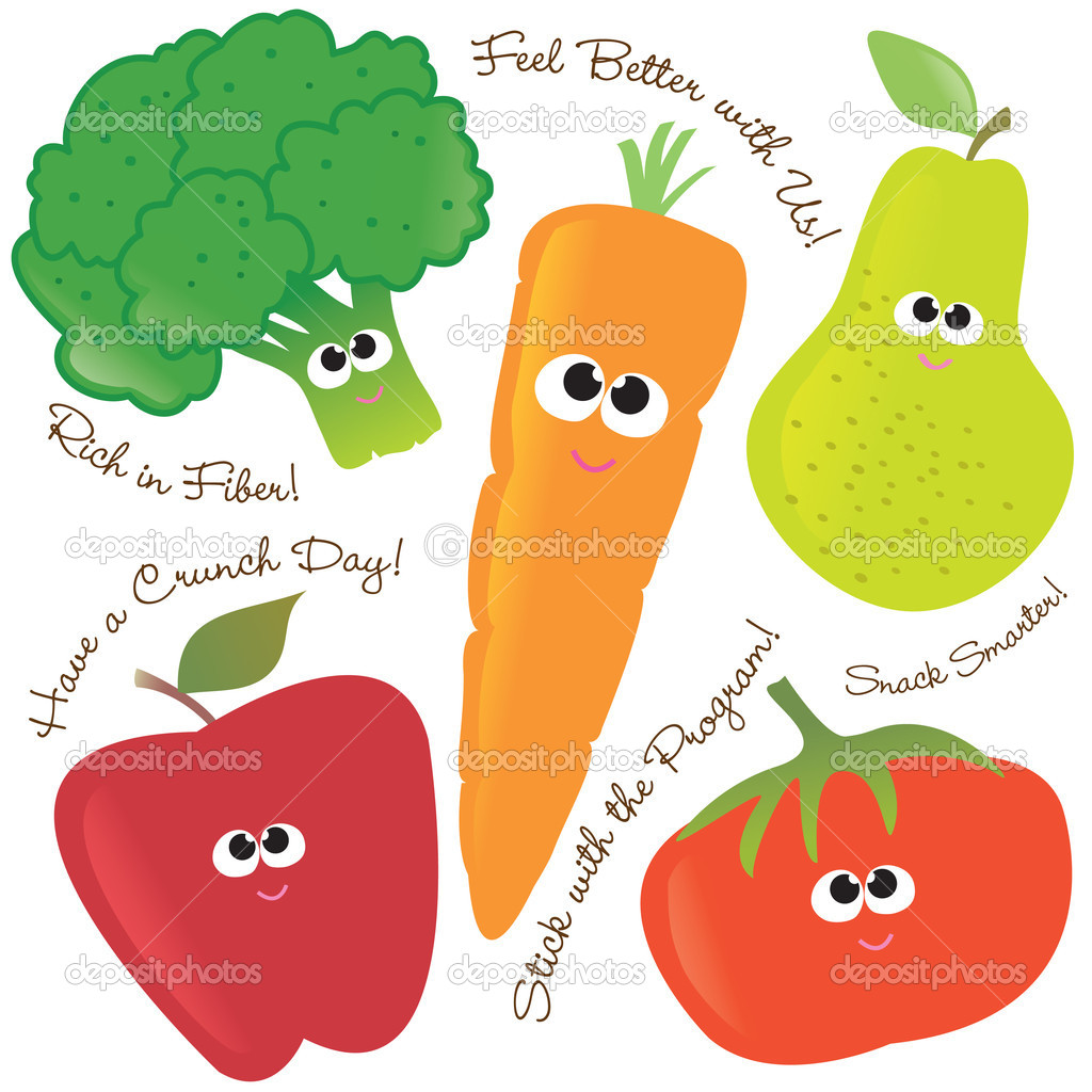     Fruits And Vegetables 2   Stock Vector  169 Wetnose 3132544 Clipart