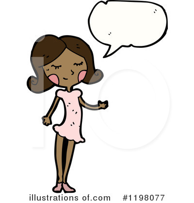 More Clip Art Illustrations Of Black Teen Girl