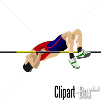 Related Man High Jump Cliparts