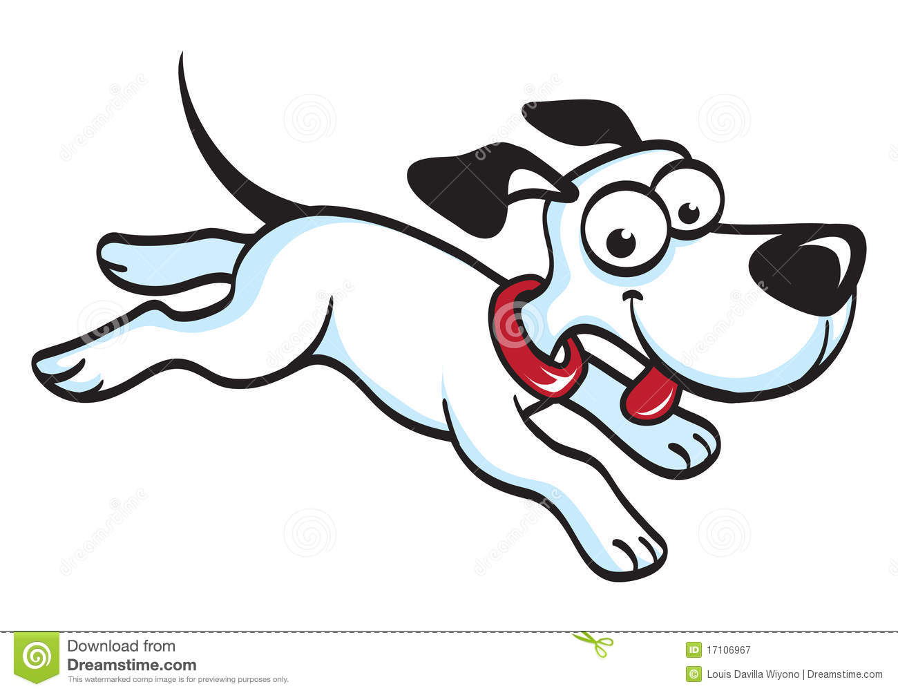 Running Dog Cartoon Royalty Free Stock Photography   Image  17106967