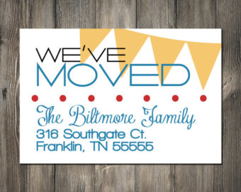 Weve Moved Clipart We Ve Moved Cards   Moving Announcement   Unique    