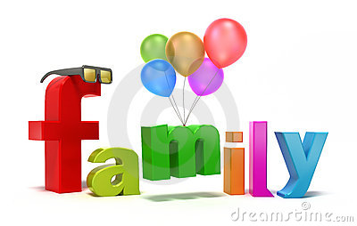 Word Family With Colourful Letters  Royalty Free Stock Image   Image    