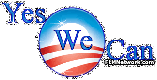 Yes We Can Obama Logo Glittering Clipart   Flm Network