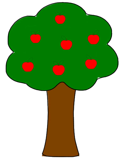 Apple Tree Simple Sketch   Clipart Panda   Free Clipart Images