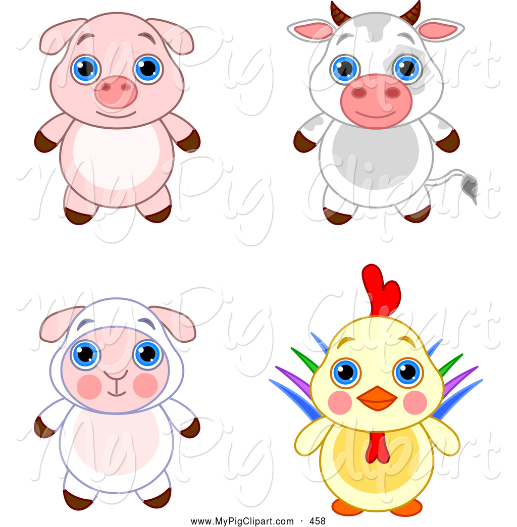 Baby Piglet Clipart Swine Clipart Of A Cute And Adorable Baby Piglet