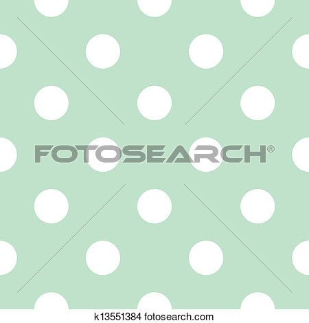 Clipart   Vector Polka Dots Mint Background  Fotosearch   Search Clip    