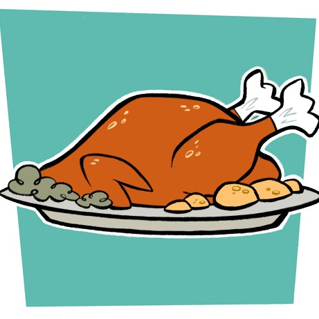 Cooked Turkey Clip Art