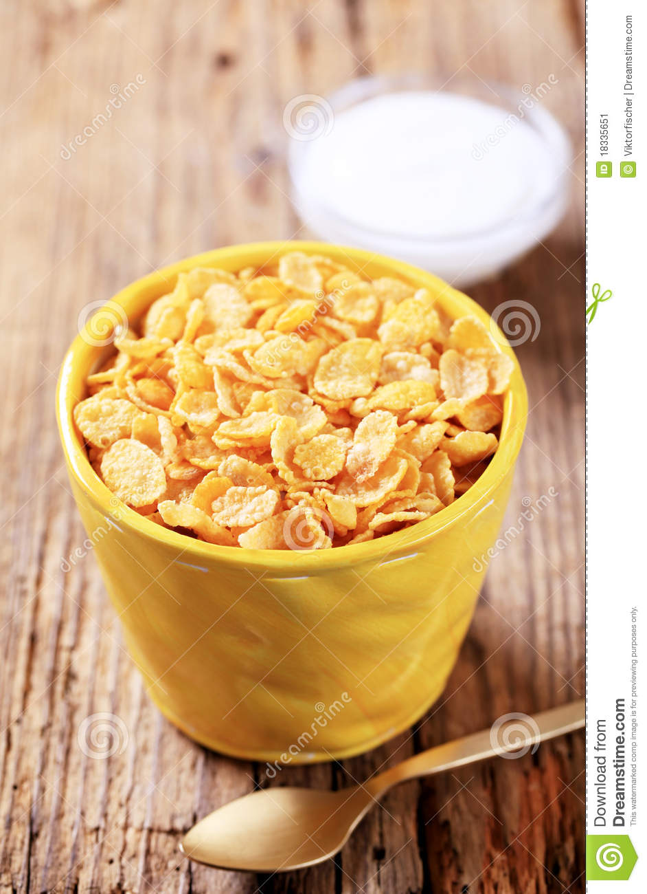 Corn Flakes Stock Image   Image  18335651