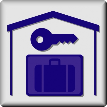 Download Hotel Icon In Room Baggage Locker Clip Art Vector For Free  