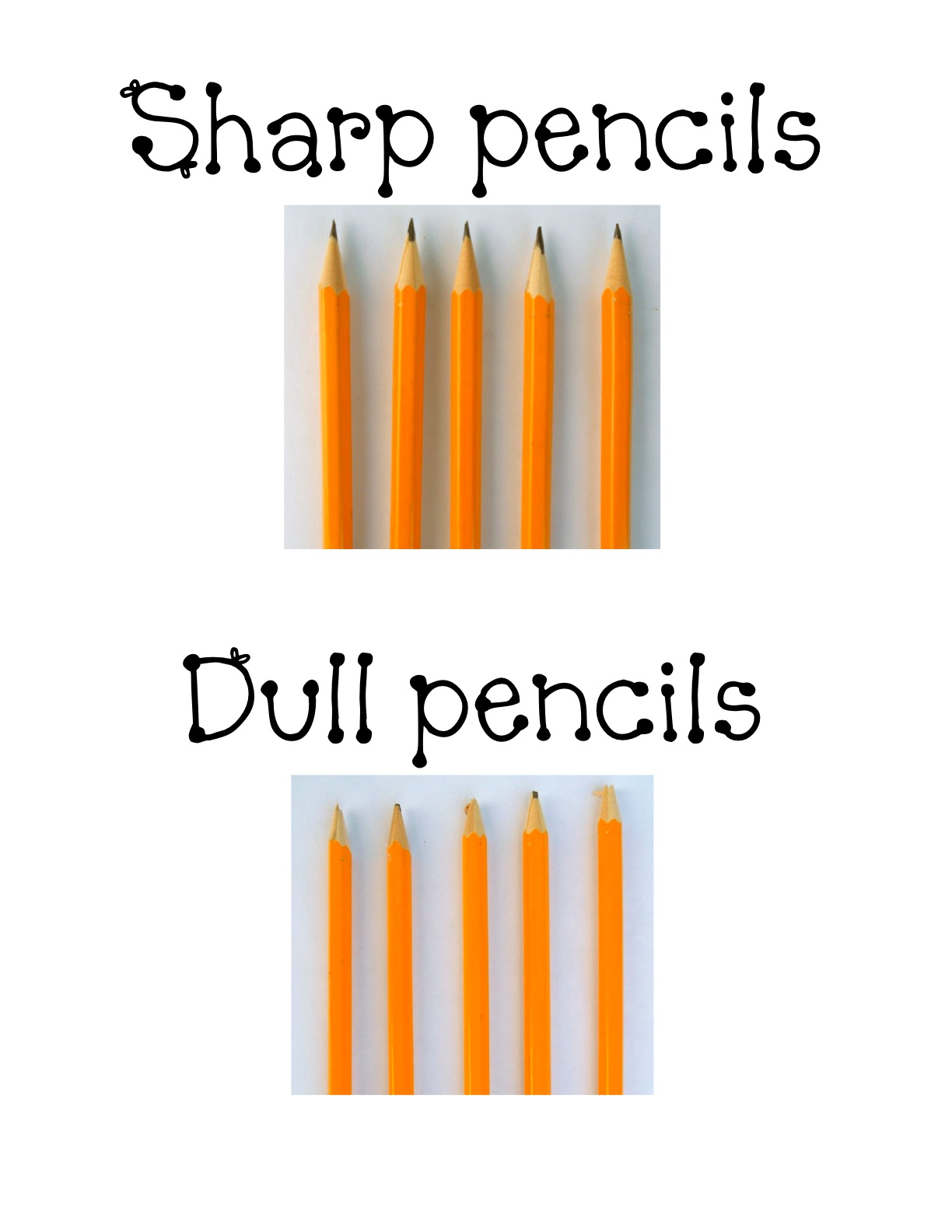 Dull Pencils   My Teacher Tales