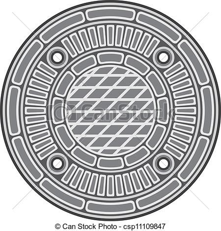 Eps Vector Of Manhole Cover Manhole Street Cover Csp11109847   Search    
