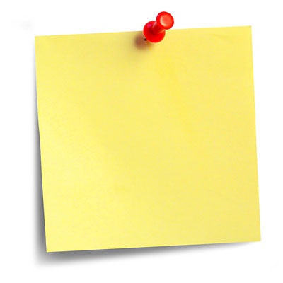Gallery Yellow Sticky Note Clip Art