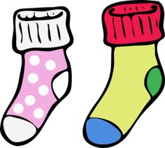 Socks Unmatched More Misfits Socks Mismatched Socks Socks Colors Clip