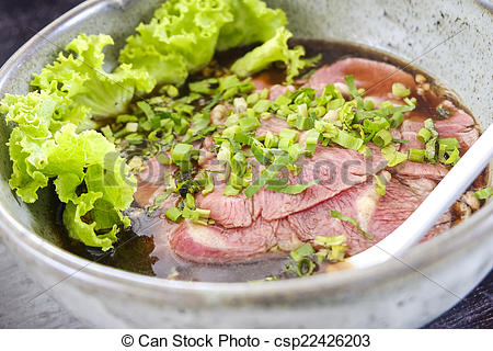Stock Photography Of Thai Style Beef Noodle Food Csp22426203   Search
