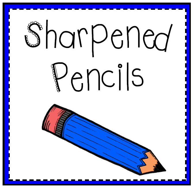 The Amazingclassroom Com Blog  Free Pencil Can Labels