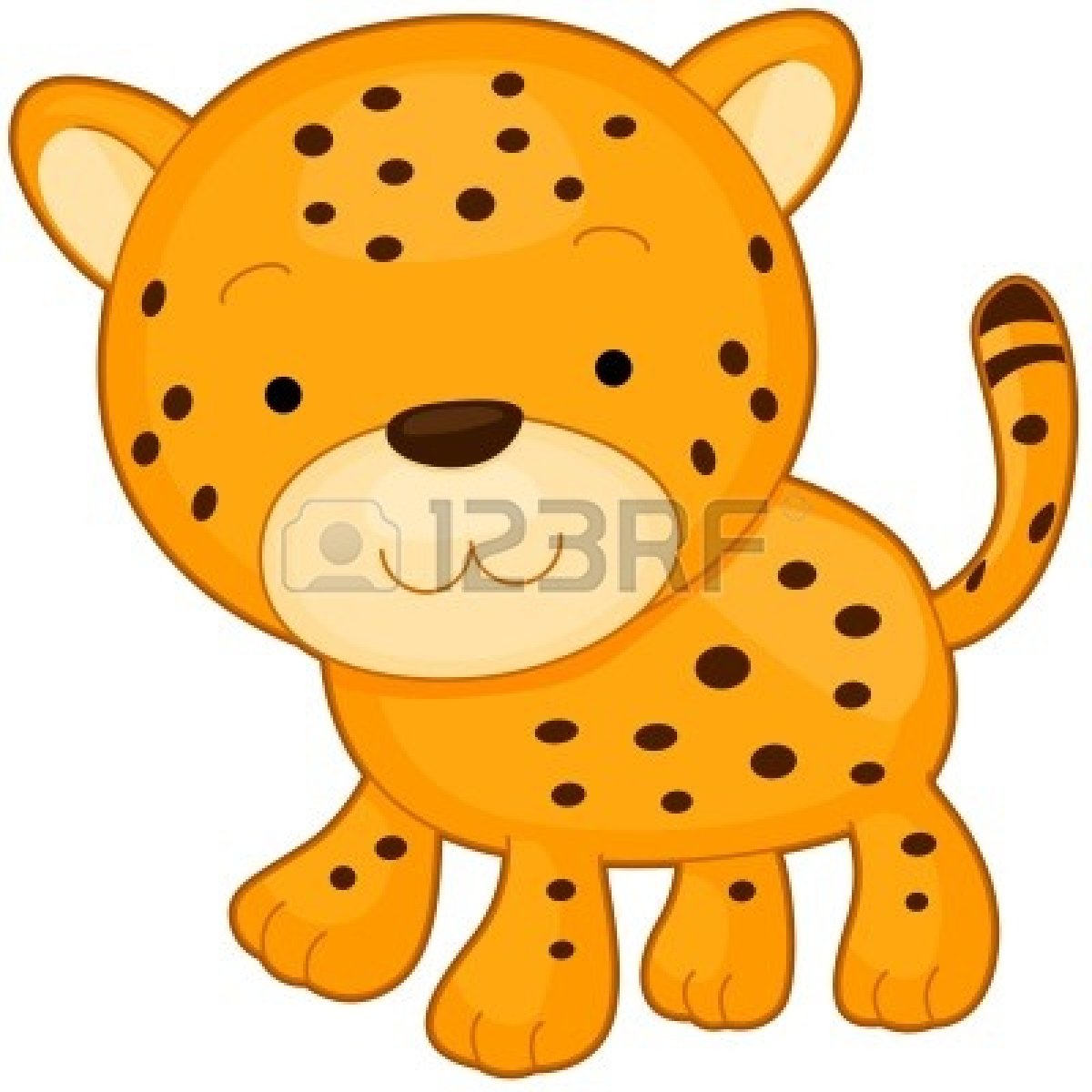 Baby Cheetah Clipart 8329102 Illustration Of A Cheetah Smiling While