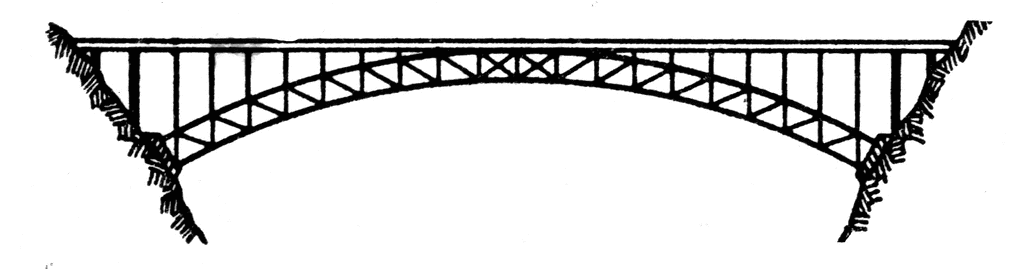 Bridge Ribbed Arch   Clipart Etc