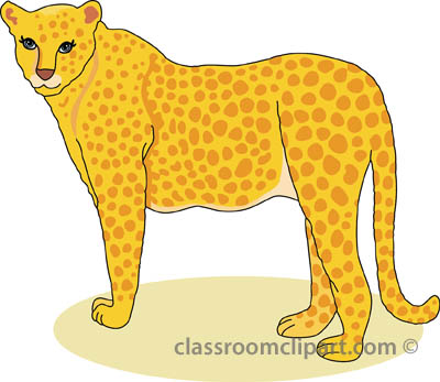 Cheetah Clipart   Cheetah 327 2bb   Classroom Clipart