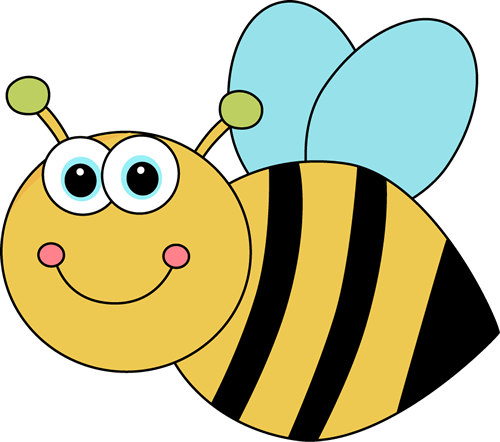 Cute Cartoon Bee Clip Art Image   Cute Cartoon Bee With Big Eyes Pink