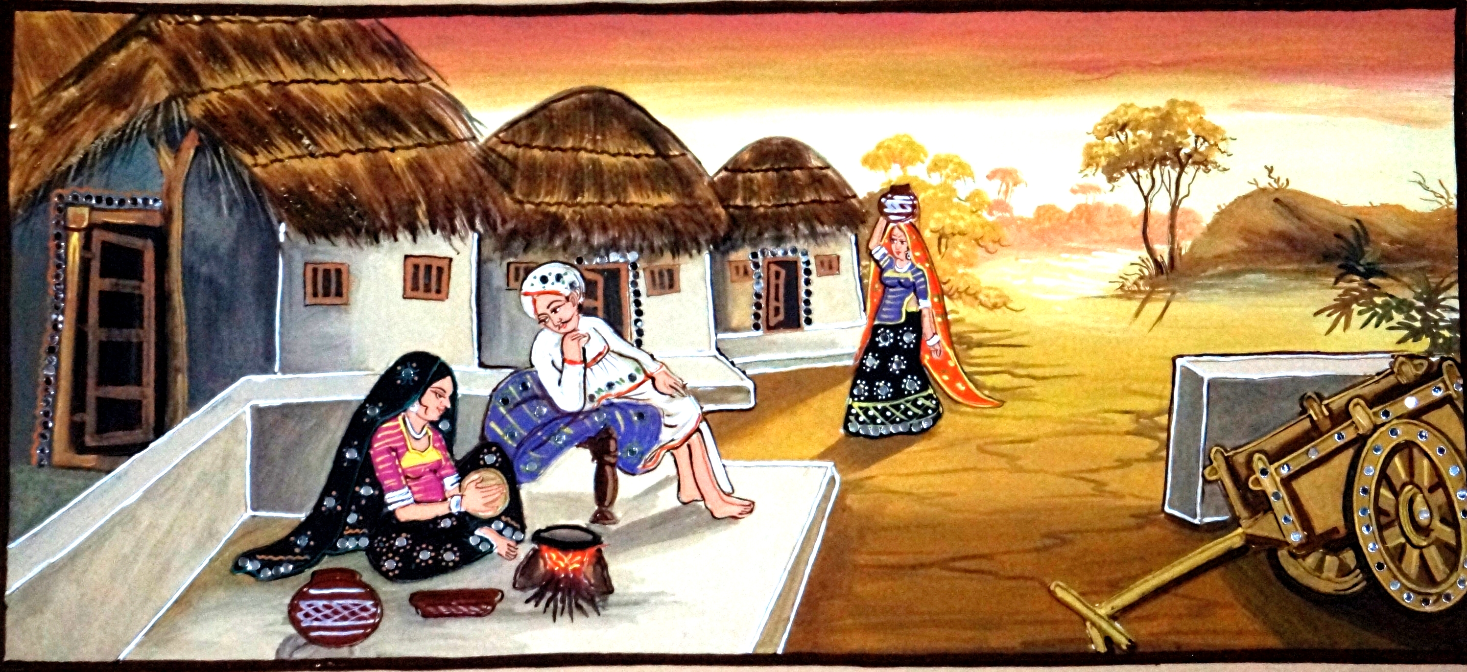 Displaying 20  Images For   Indian Village Clipart