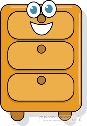 Home   Dresser Furniture Cartoon Character   Classroom Clipart