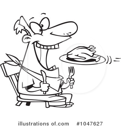 Hungry Clipart  1047627   Illustration By Ron Leishman