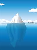 Iceberg   Royalty Free Clip Art