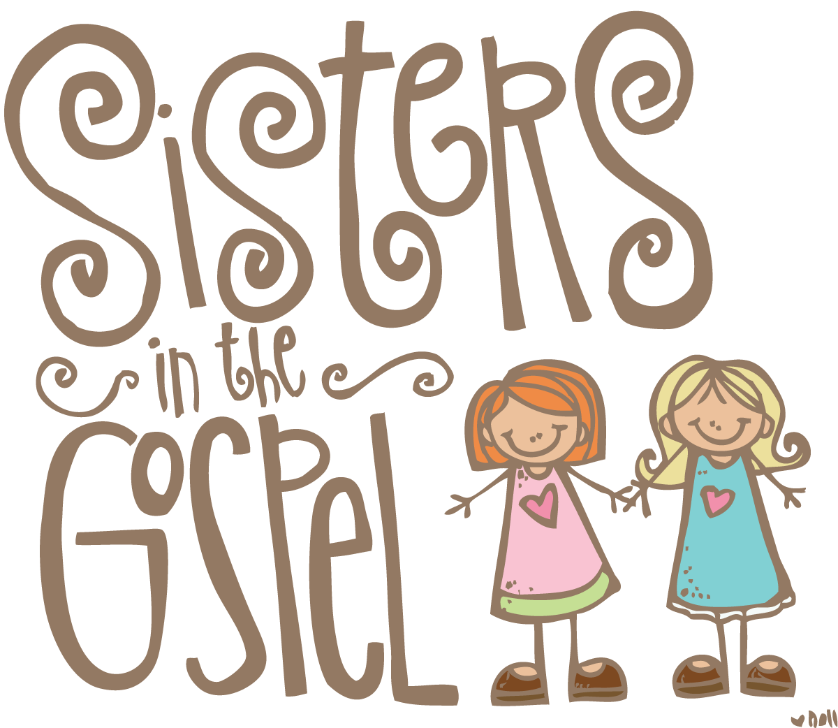 Melonheadz Lds Illustrating  Sisters In The Gospel