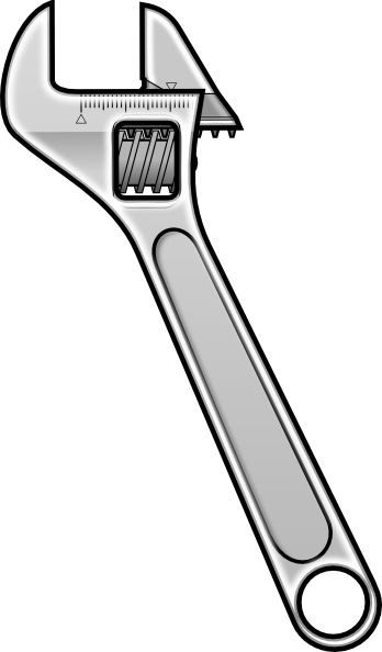 Method Adjustable Wrench Icon Style Clip Art At Clker Com   Vector