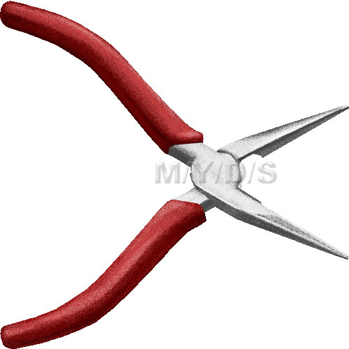Needle Nose Pliers Clipart Picture   Large