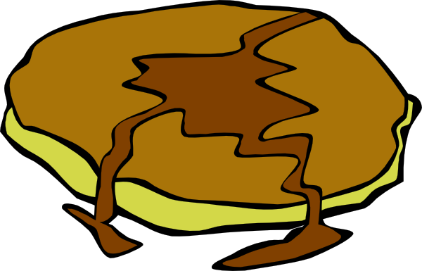 Pancake Clipart Pancake With Syrup Clip Art Hight Png