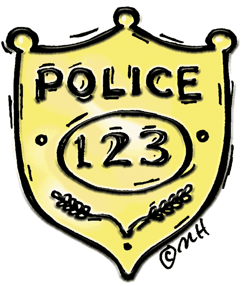 Police Badge  In Color    Clip Art Gallery