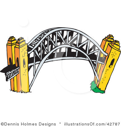 Royalty Free Bridge Clipart Illustration 42787 Jpg