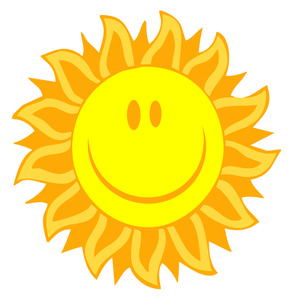 Sunny Clipart Image   Clip Art Illustration Of A Bright Happy Sun