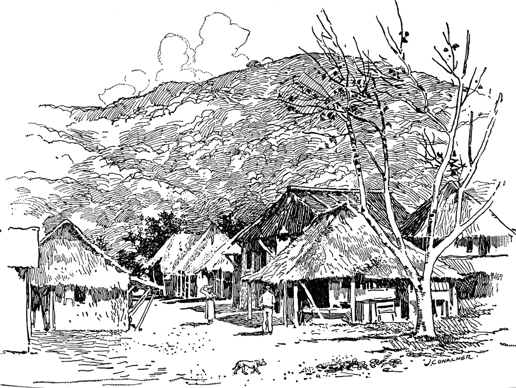 Typical Village Near Manila   Clipart Etc